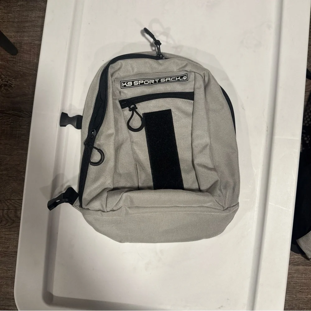 K9 Sport Sack Plus Dog Carrier Backpack in Light Gray